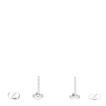 Roberto Coin 18K White Gold Diamond .50ctw Bezel Stud Earrings 3 of 5