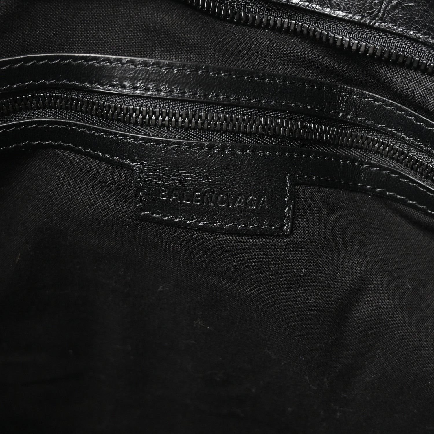 Balenciaga Agneau Arena Matte Hardware Large Le City Black 6 of 10