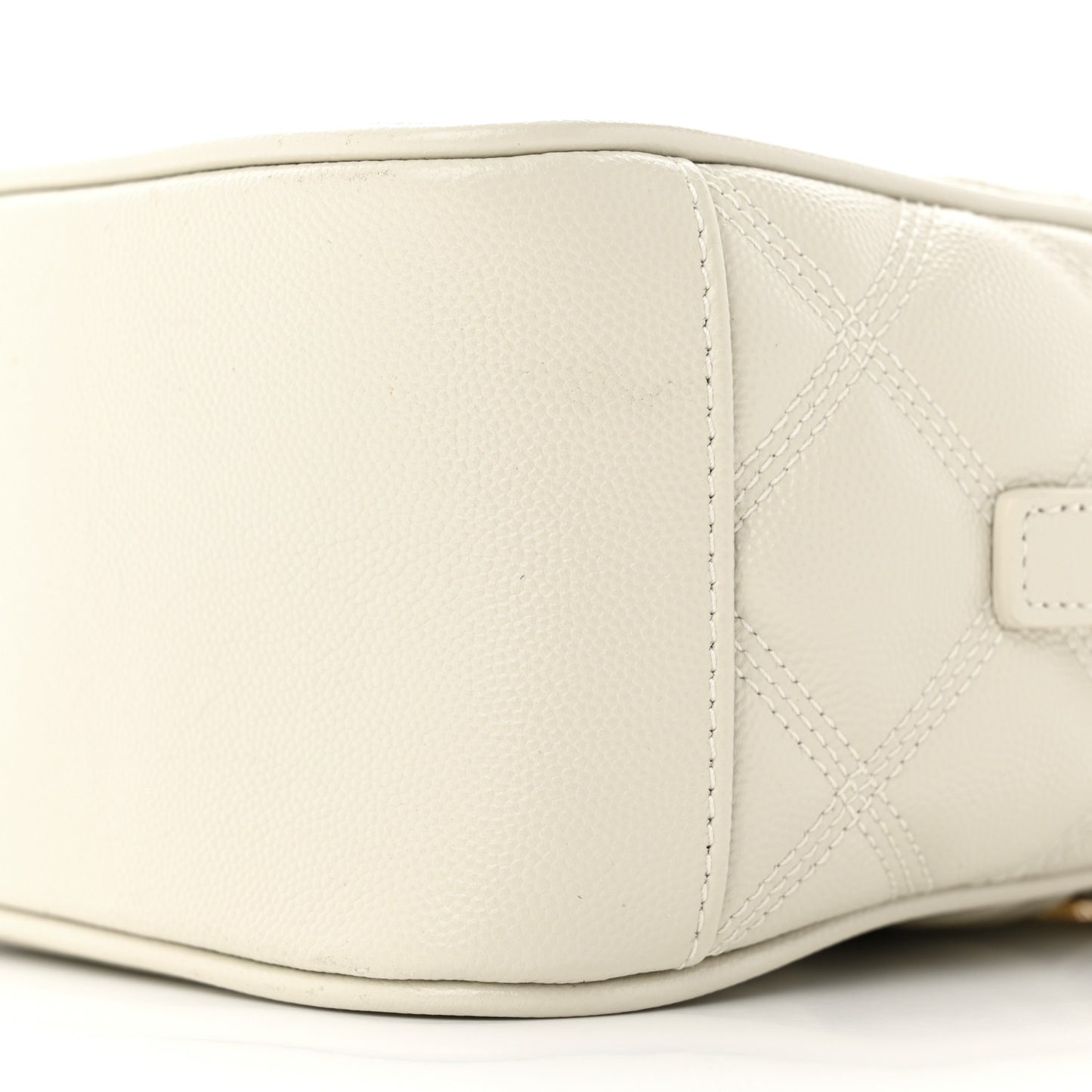 Grain de Poudre Quilted 80's Vanity Bag Crema Soft