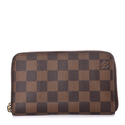 Louis Vuitton Damier Ebene Zippy Compact Wallet 1 of 8