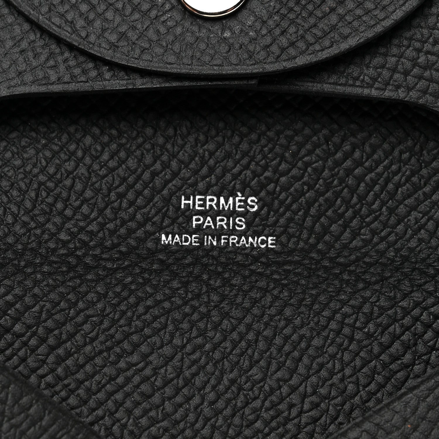 Hermes Epsom Bastia Coin Purse Black 6 of 7