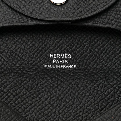 Hermes Epsom Bastia Coin Purse Black 6 of 7