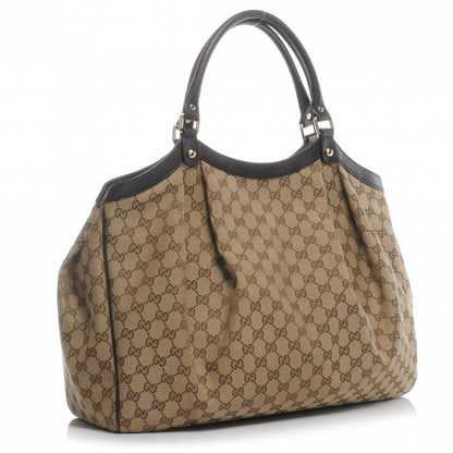 Gucci Monogram Large Sukey Tote Ebony 3 of 8