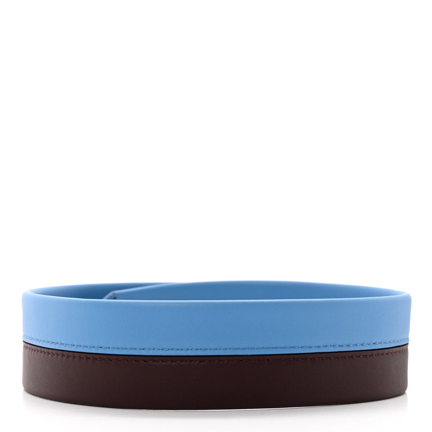 Calfskin Cluny MM Shoulder Strap Blue Glacial