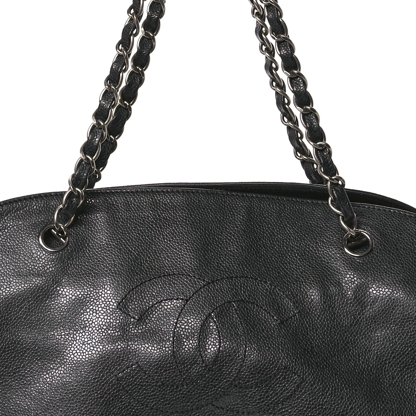 Caviar 31 CC Shoulder Bag Black