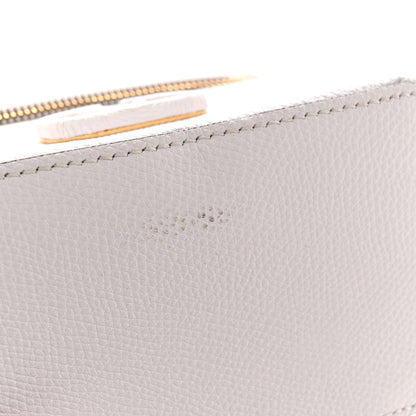 Valentino Garavani Grained Calfskin VSling Vanity Case White 11 of 12