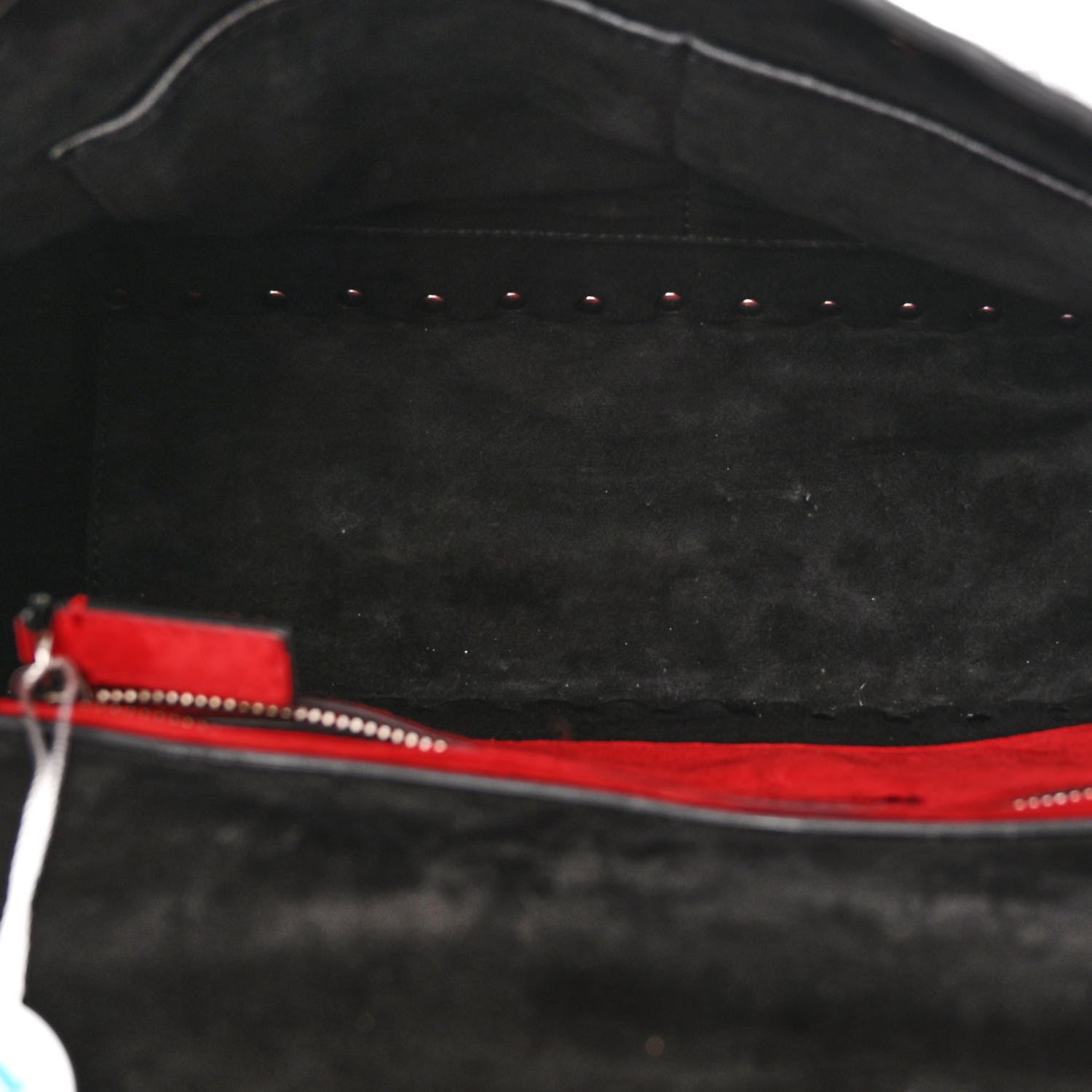 Valentino Garavani Craquele Nappa Large Rockstud Spike Shoulder Bag Black 5 of 10