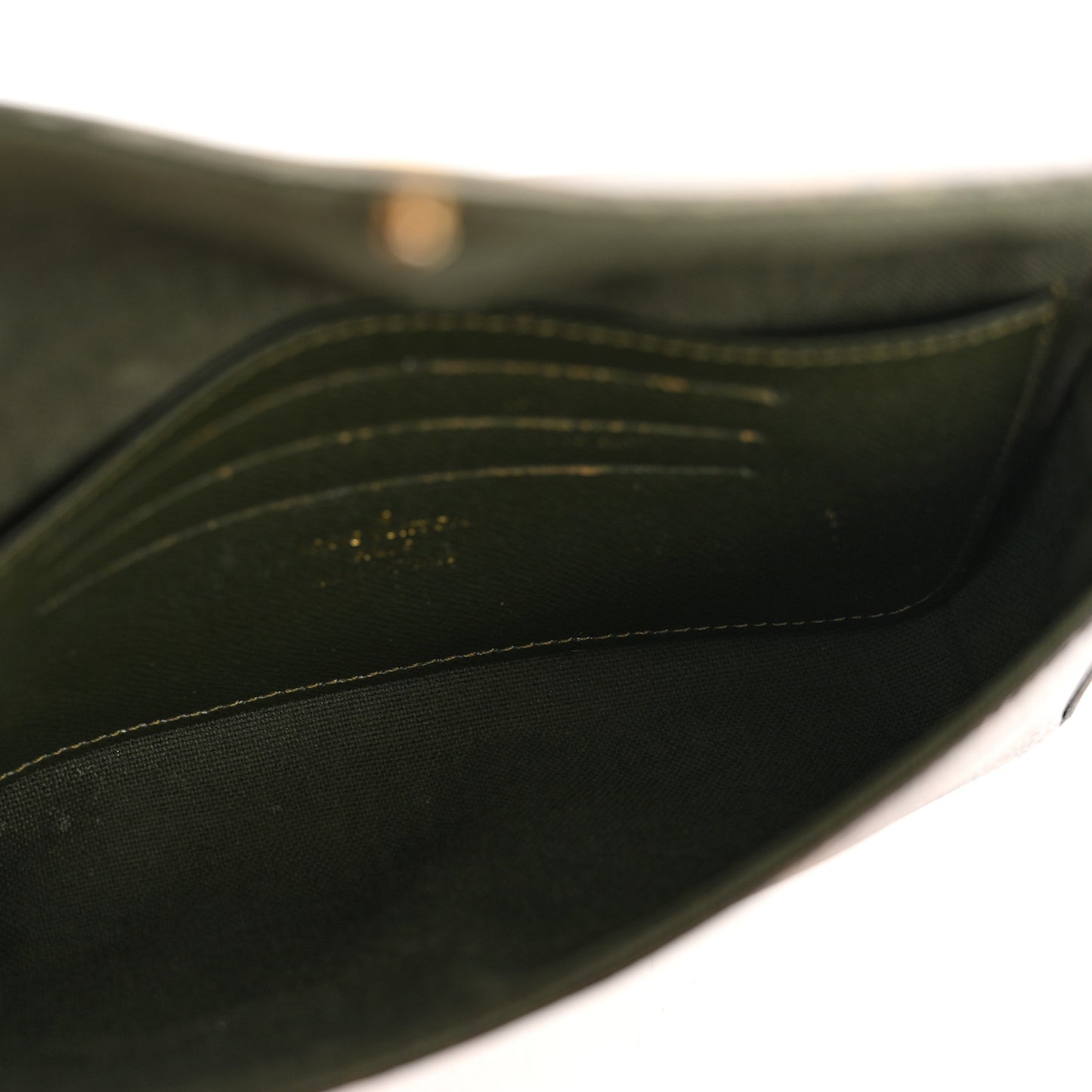Monogram Felicie Strap & Go Kaki