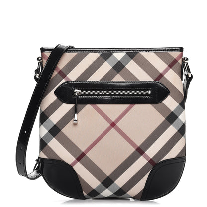 Burberry Supernova Check Small Dryden Crossbody Bag Black 1 of 9