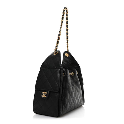 Chanel Caviar Quilted Small Chanel 25 Handbag Black 3 of 11