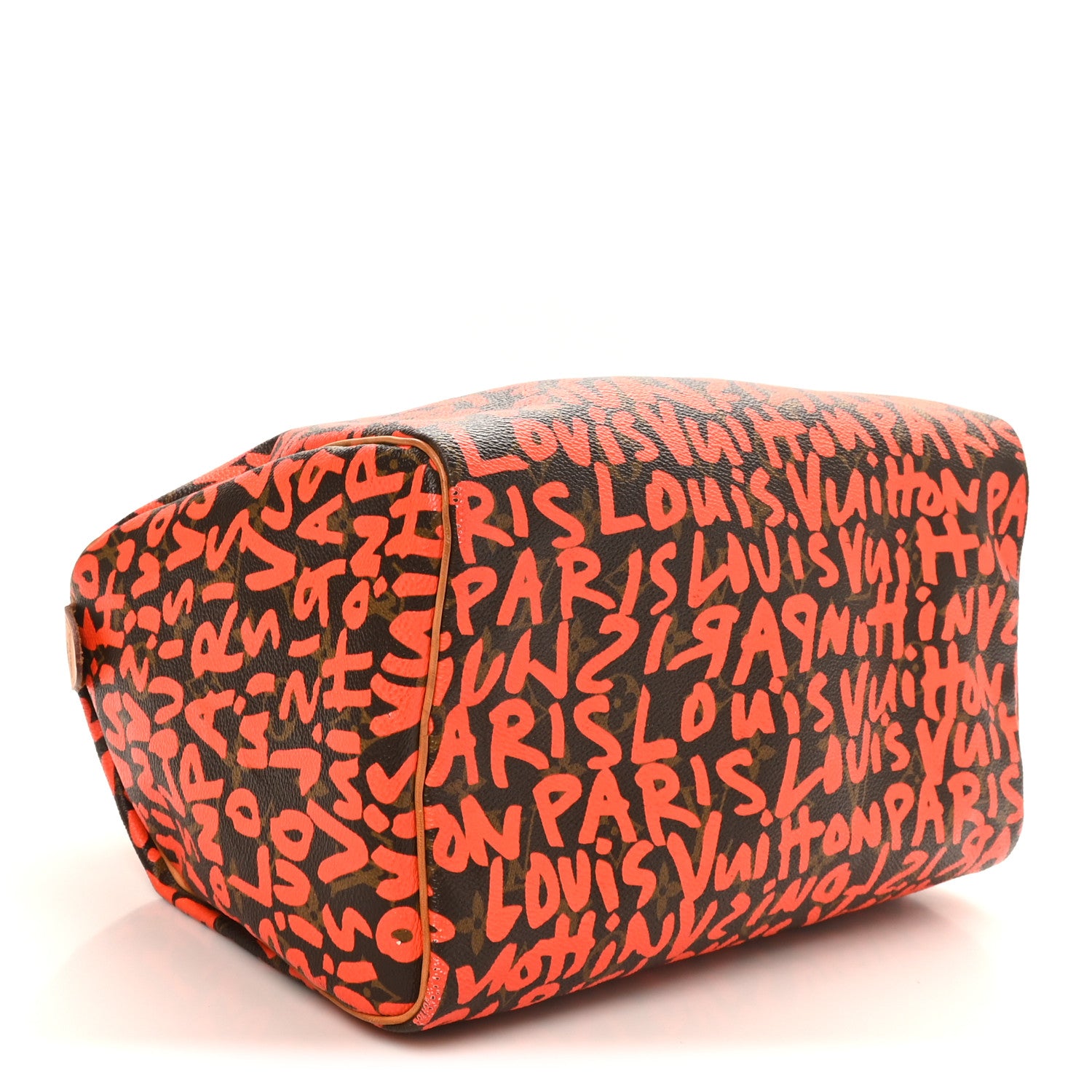 Louis Vuitton Monogram Graffiti Speedy 30 Orange 4 of 11