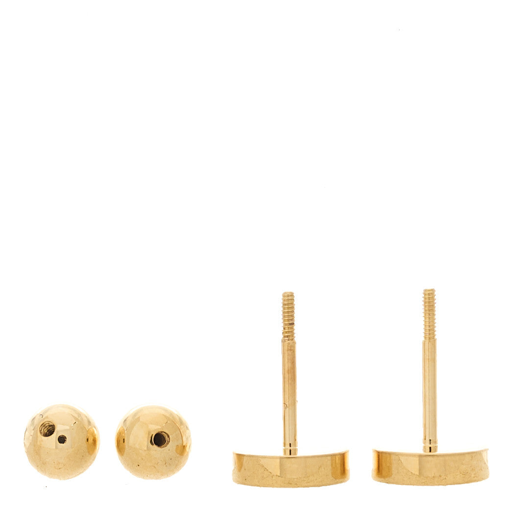 18K Yellow Gold LOVE Earrings