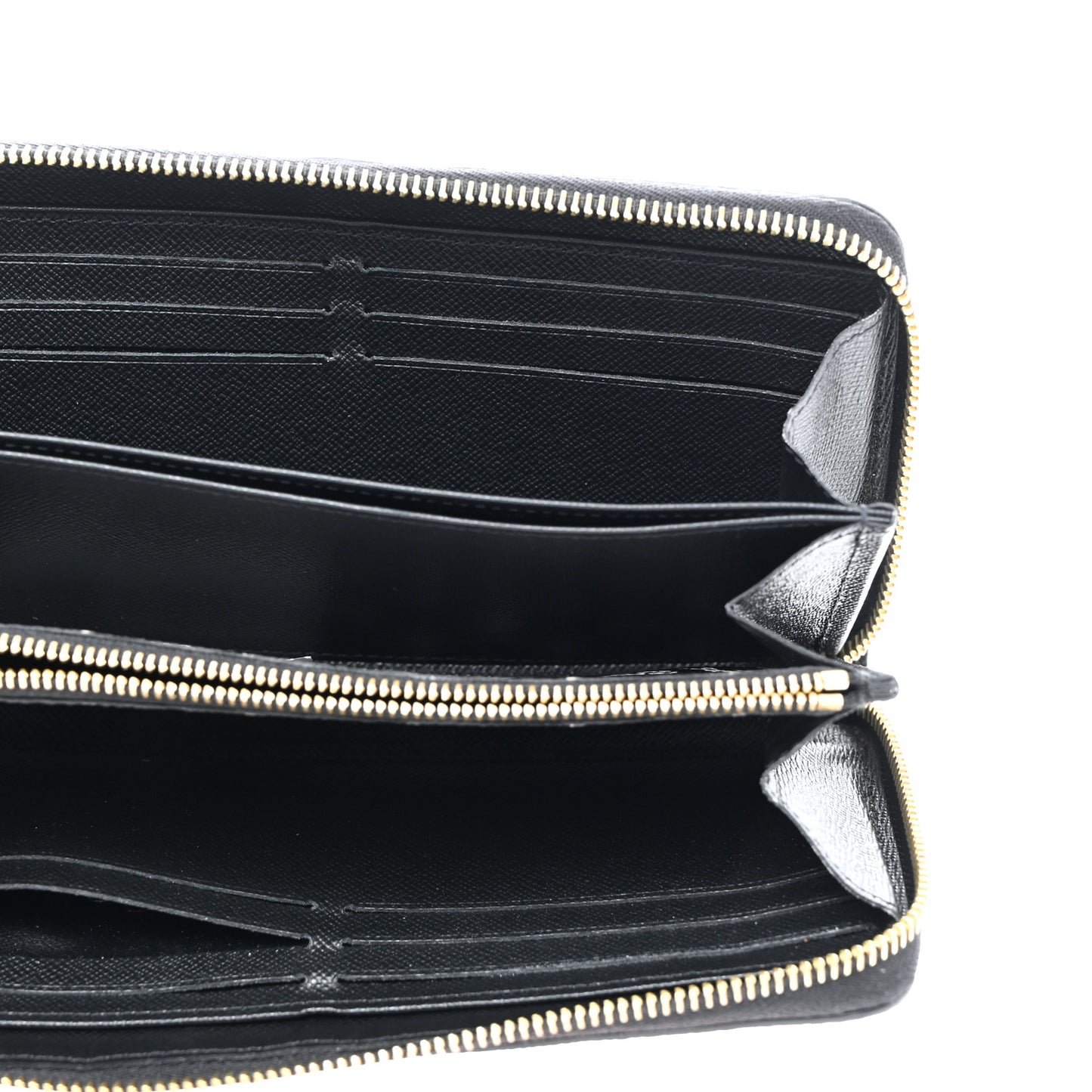 Monogram Giant Crafty Zippy Wallet Creme Rouge Black