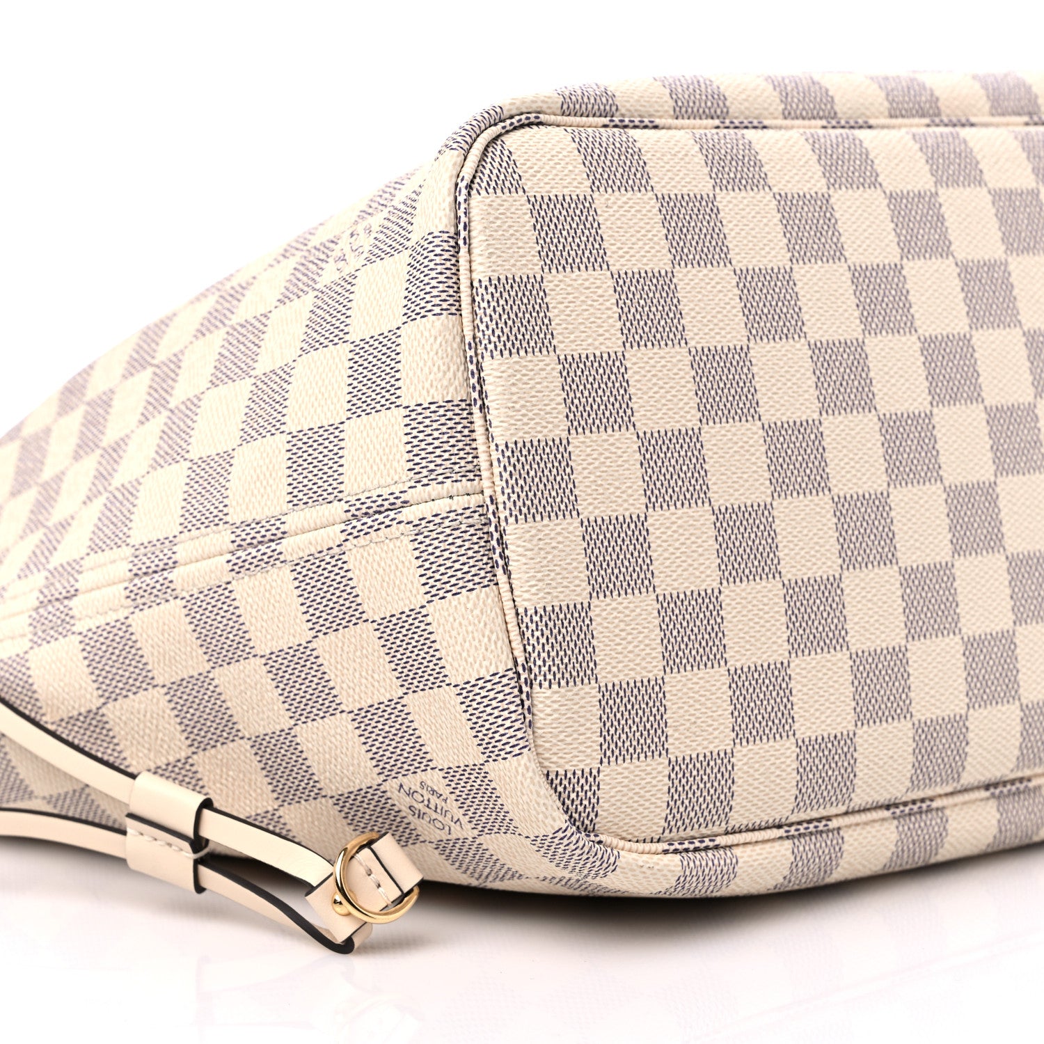 Louis Vuitton Damier Azur Braided Neverfull MM Pink 8 of 11
