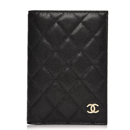 Chanel Caviar Quilted Passport Holder Black 1 of 8