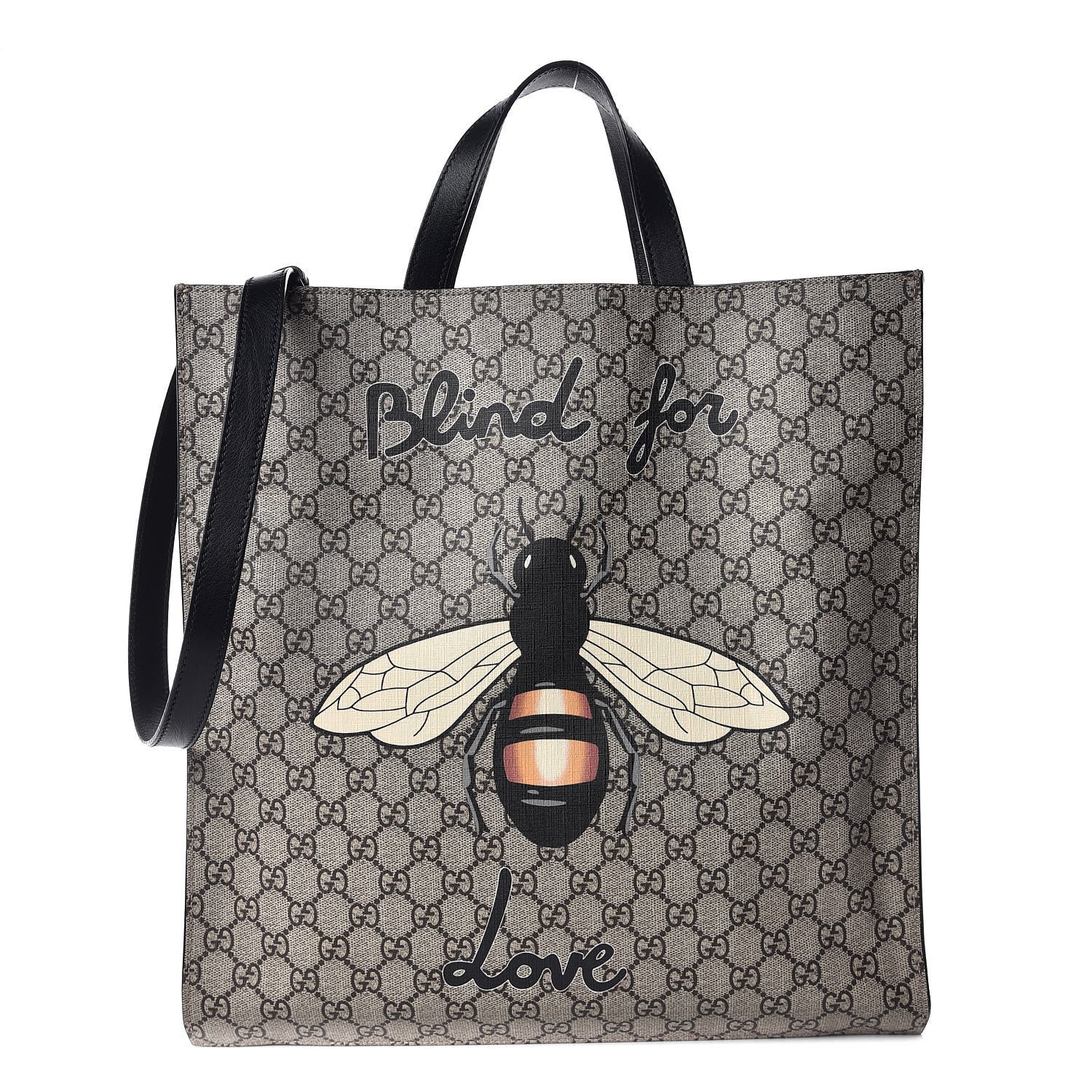 Gucci GG Supreme Monogram Blind for Love Vertical Tote 1 of 15