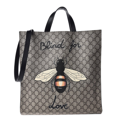Gucci GG Supreme Monogram Blind for Love Vertical Tote 1 of 15