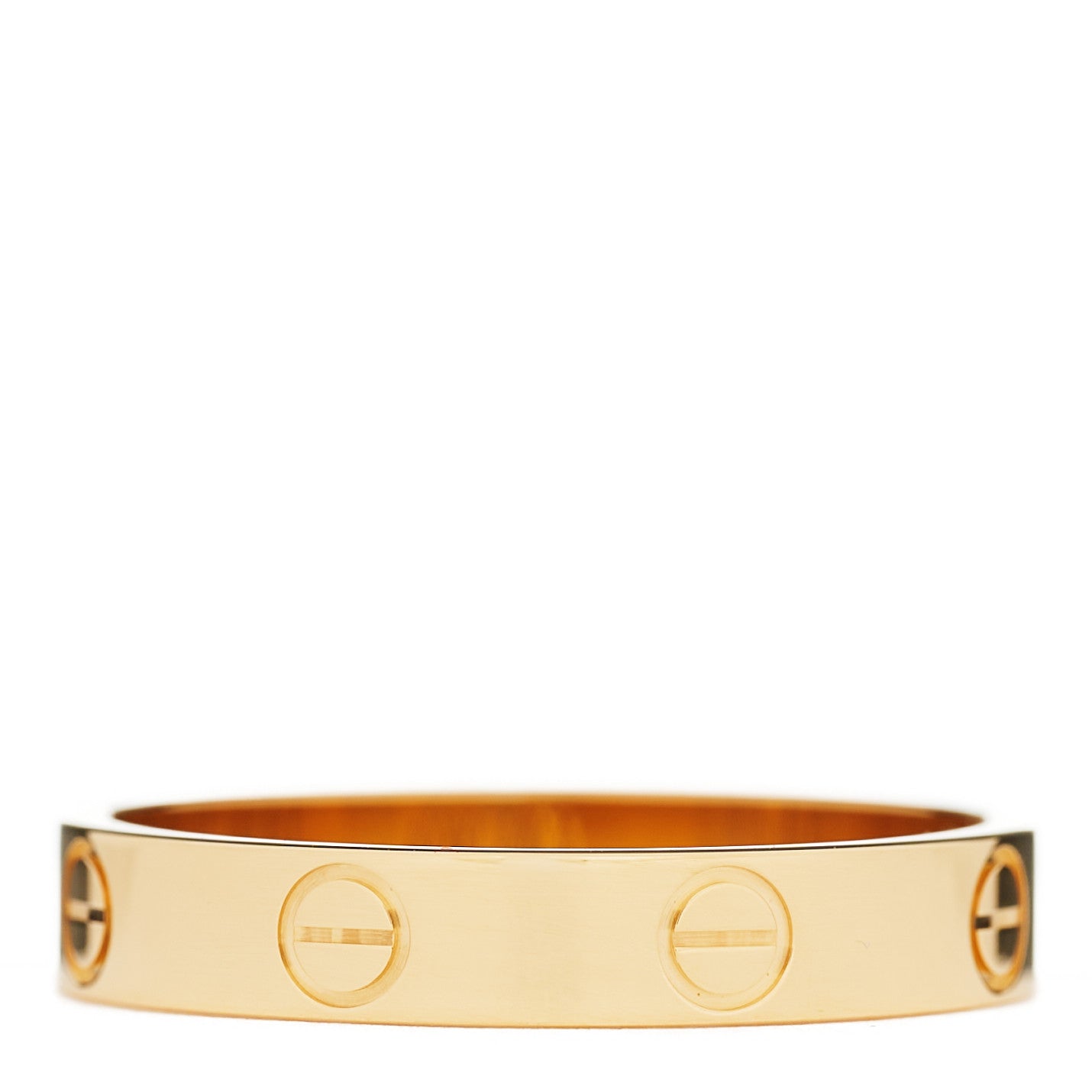 Cartier 18K Yellow Gold 3.5mm LOVE Wedding Band Ring 57 8 3 of 4