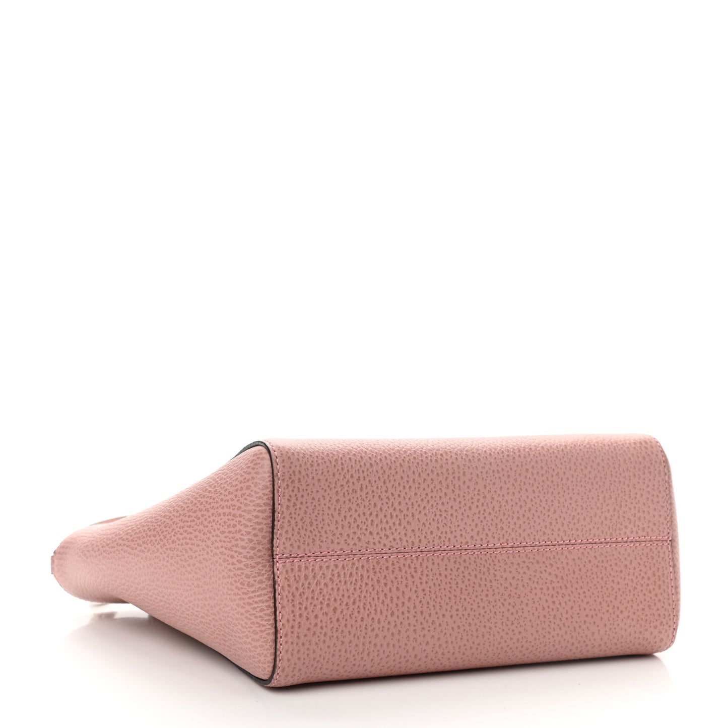Dollar Calfskin Mini Swing Top Handle Bag Soft Pink