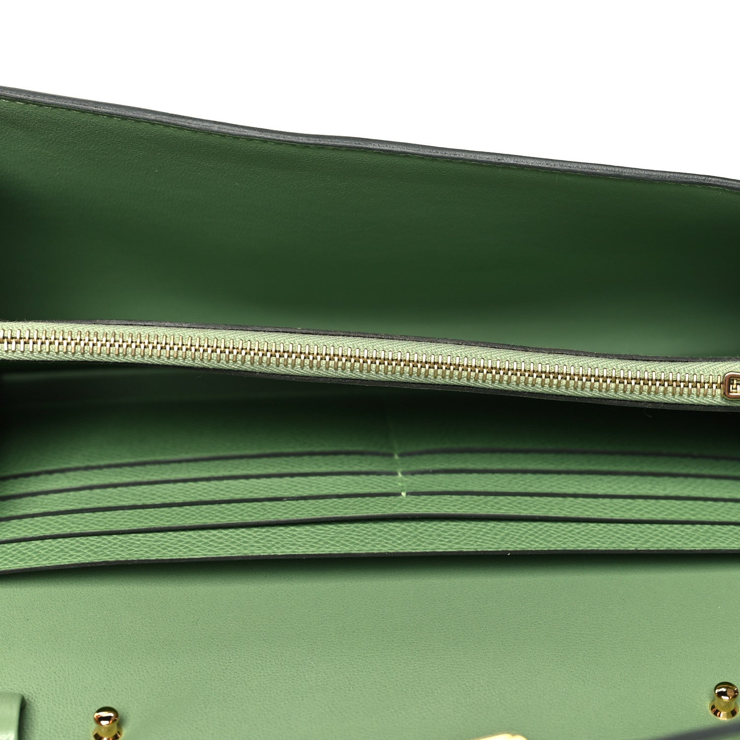 Hermes Epsom Alligator Lizard Constance Wallet To Go Vert Criquet Cactus Beige Sable Ombre 5 of 9