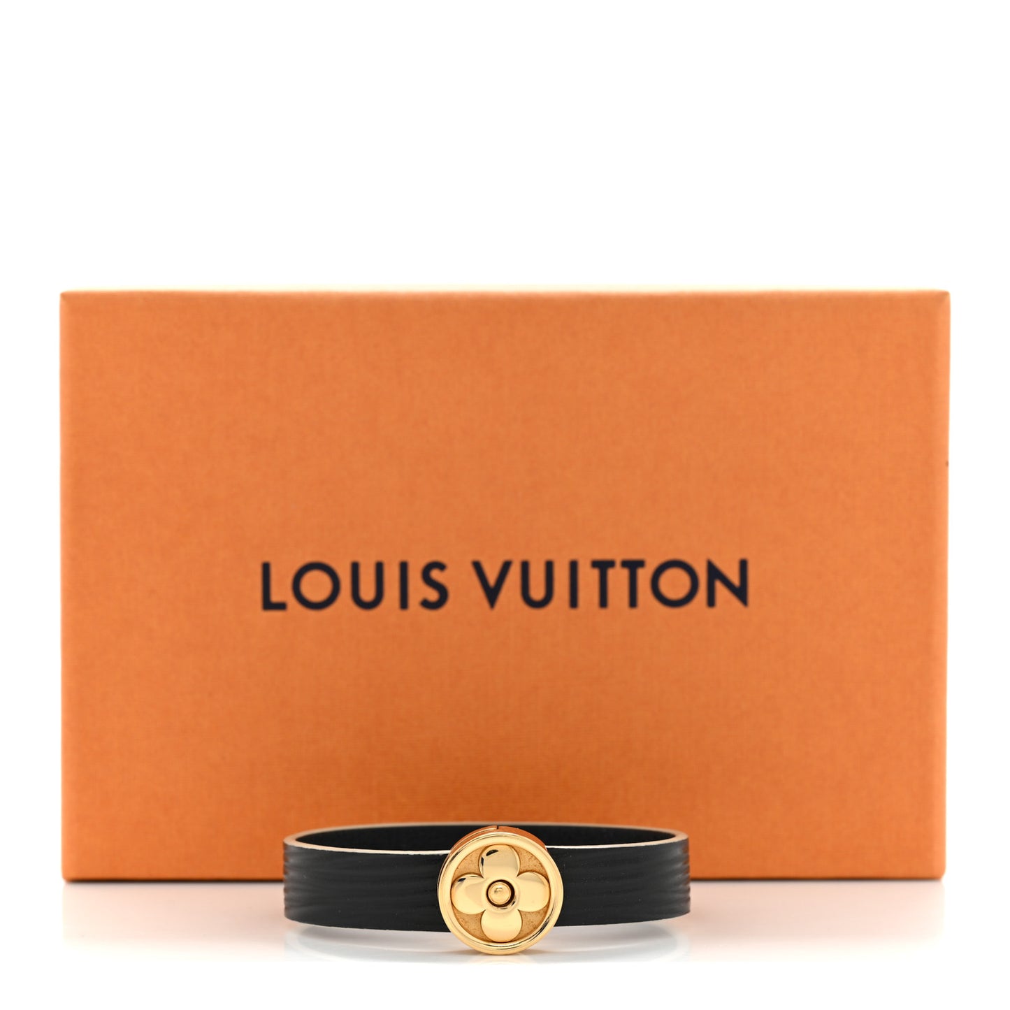 Epi Flower Bracelet 17 Black