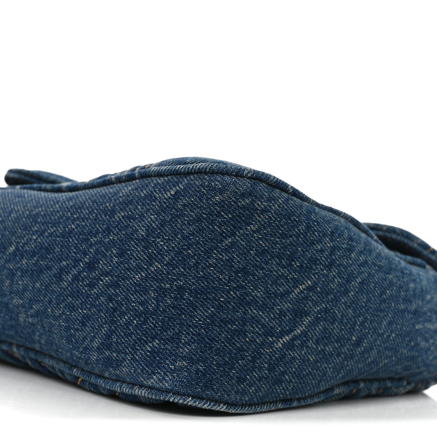 Gucci Washed Denim GG Marmont Shoulder Bag Blue 10 of 11