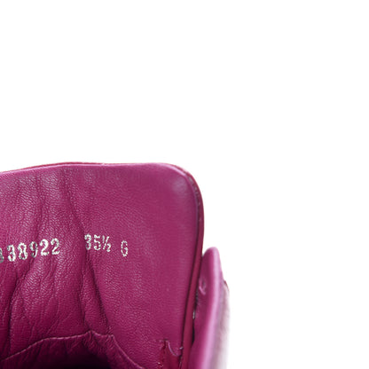 Gucci Soft Patent Womens High Top Sneakers 35.5 Fuchsia 9 of 9
