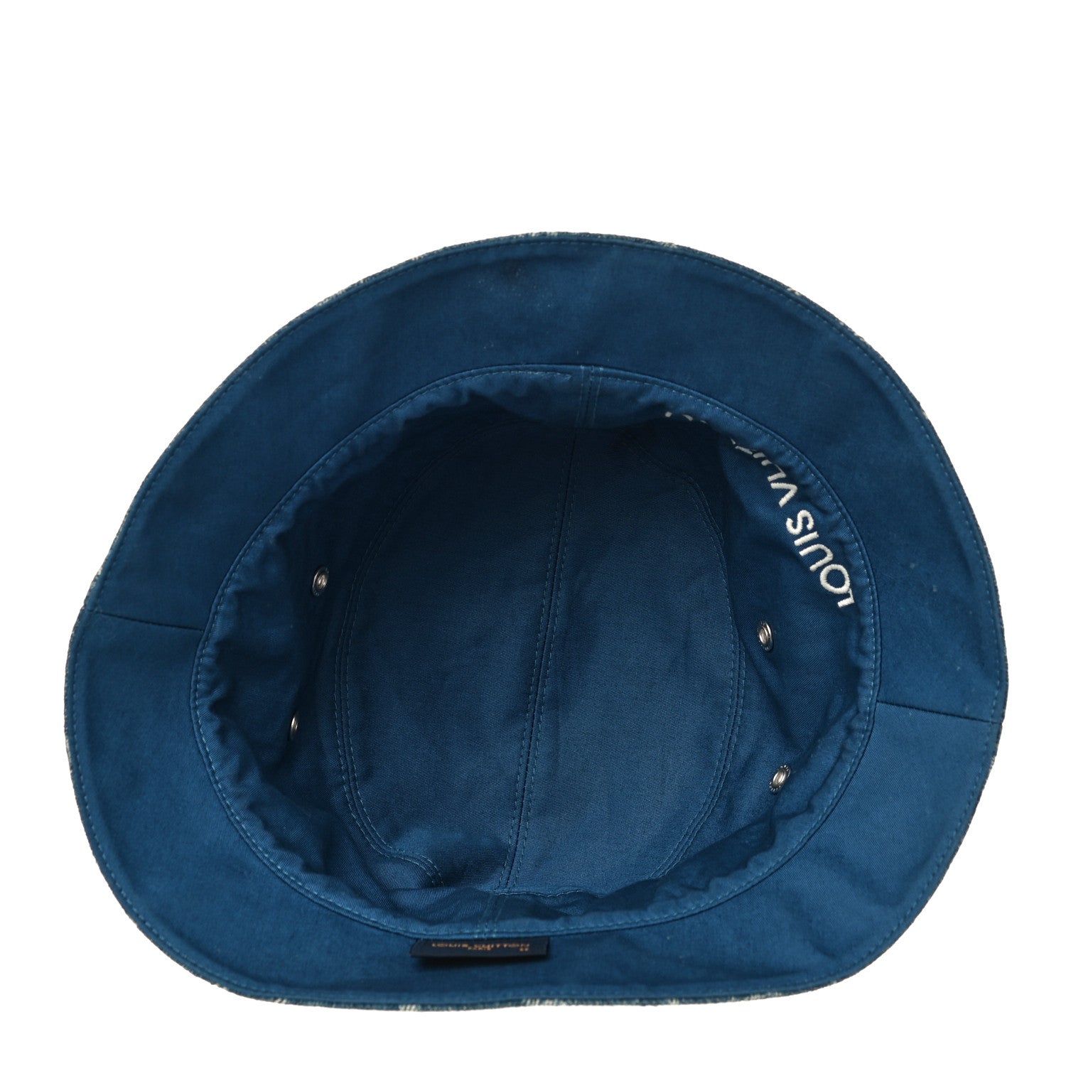 Louis Vuitton Monogram Denim Transformable Bob Bucket Hat 58 Blue 4 of 7