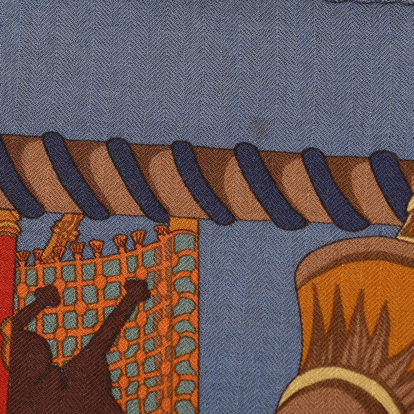 Cashmere Silk Etendards et Bannieres Scarf 90