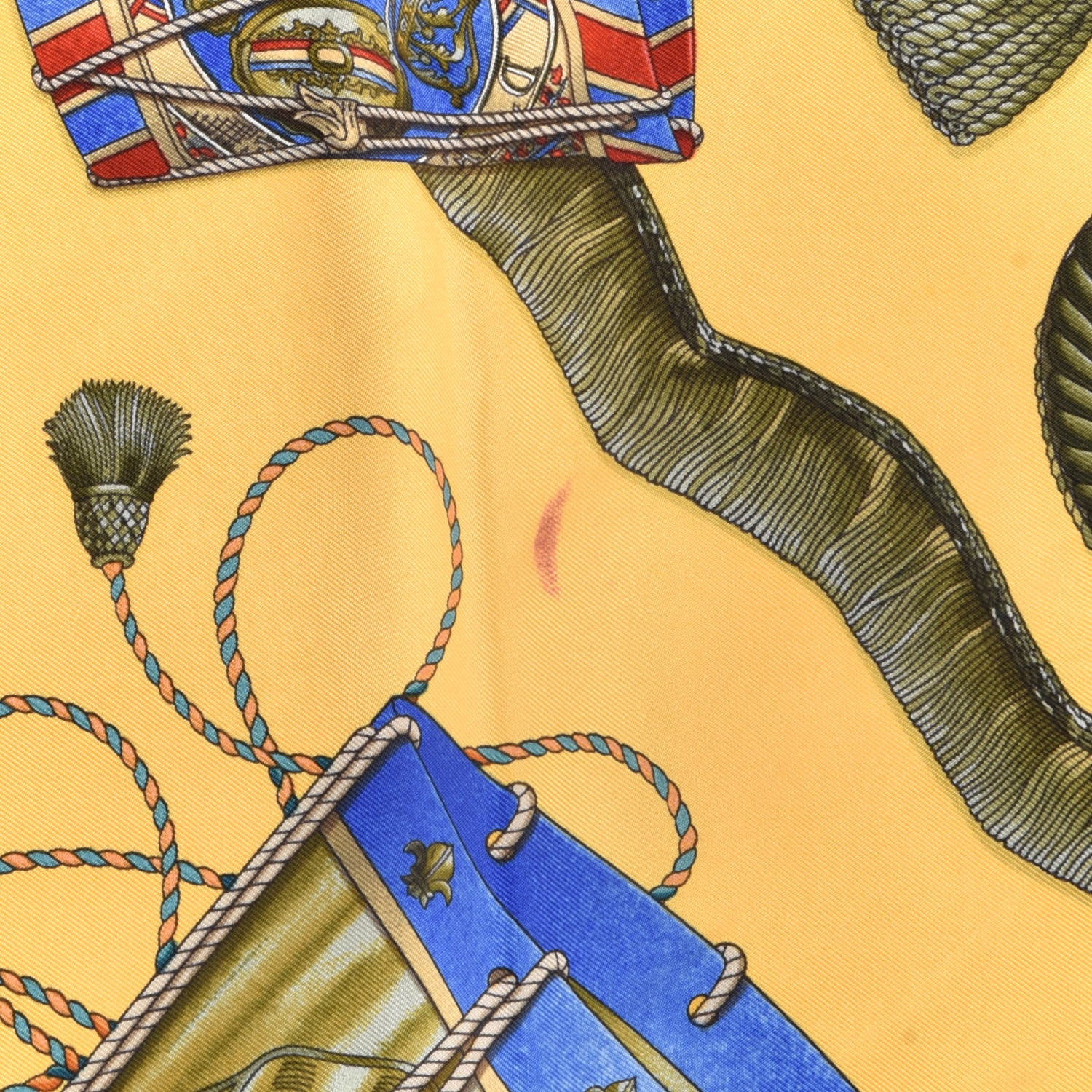 Hermes Silk Les Tambours Scarf 90 6 of 6