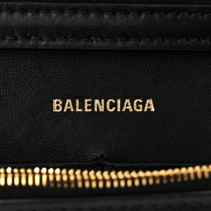 Balenciaga Shiny Box Calfskin Hourglass Chain Bag Black 6 of 10