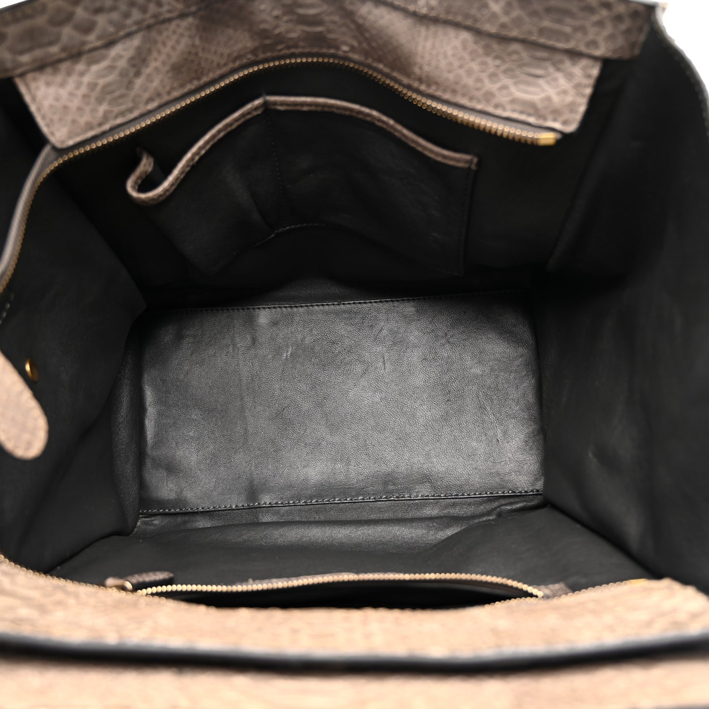 Snakeskin Mini Luggage Grey