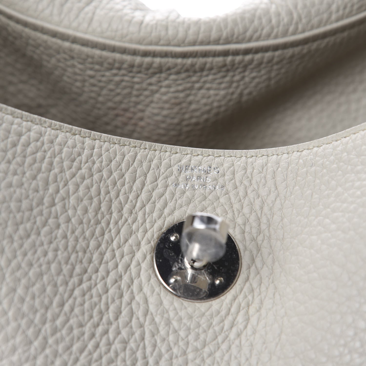 Hermes Taurillon Clemence Lindy 26 Beton 8 of 13