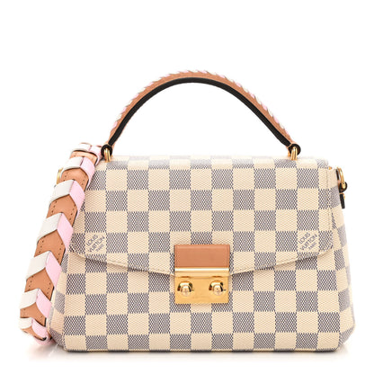 Louis Vuitton Damier Azur Braided Croisette Rose 1 of 7