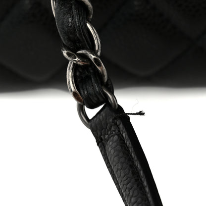Chanel Caviar Quilted City Shopping Tote Black 11 of 11