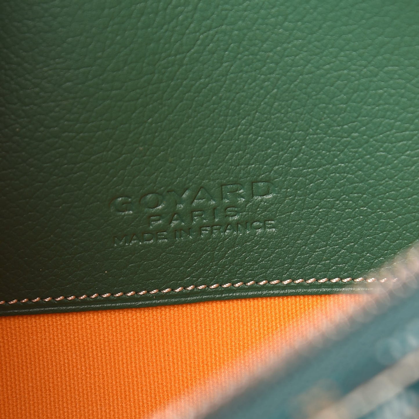 Goyardine Senat Pochette PM Green