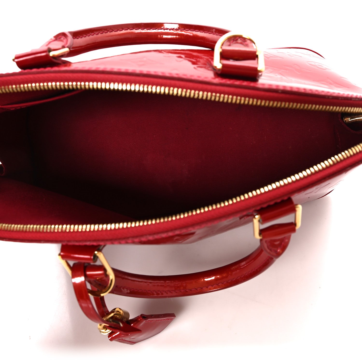 Louis Vuitton Vernis Alma PM Pomme D'Amour 5 of 9