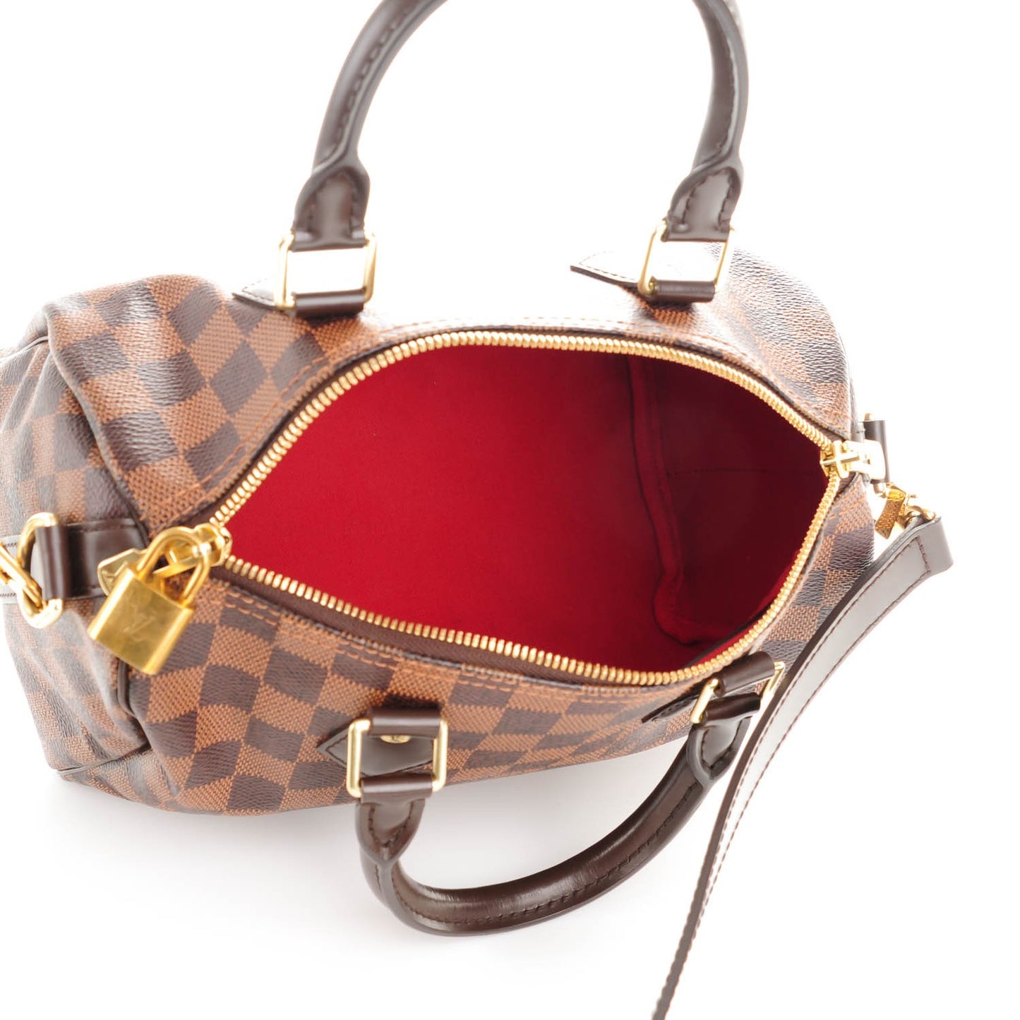 Damier Ebene Speedy Bandouliere 25
