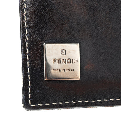 Fendi Zucchino Bi-Fold Wallet Navy 6 of 7