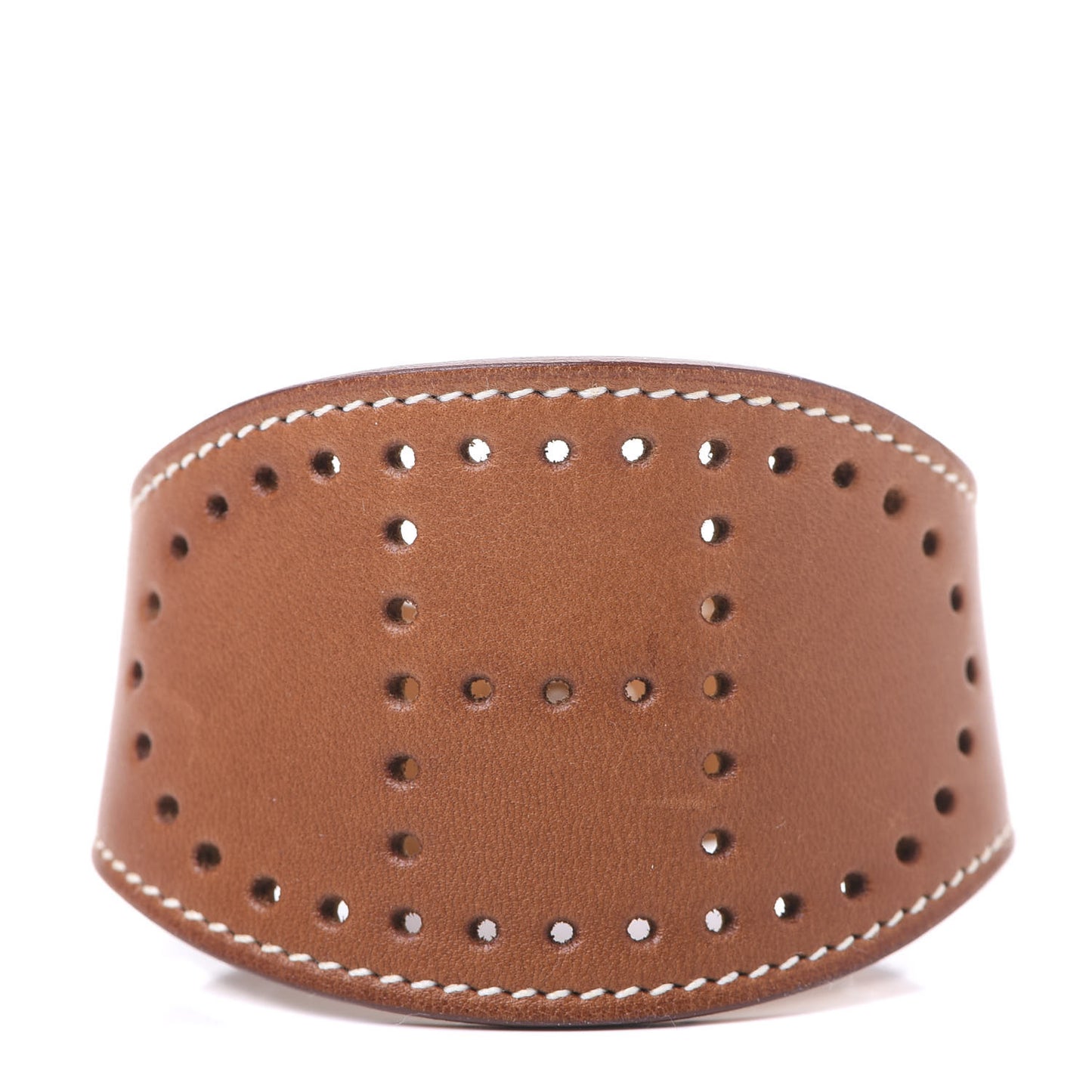 Barenia Perforated H Bracelet Fauve