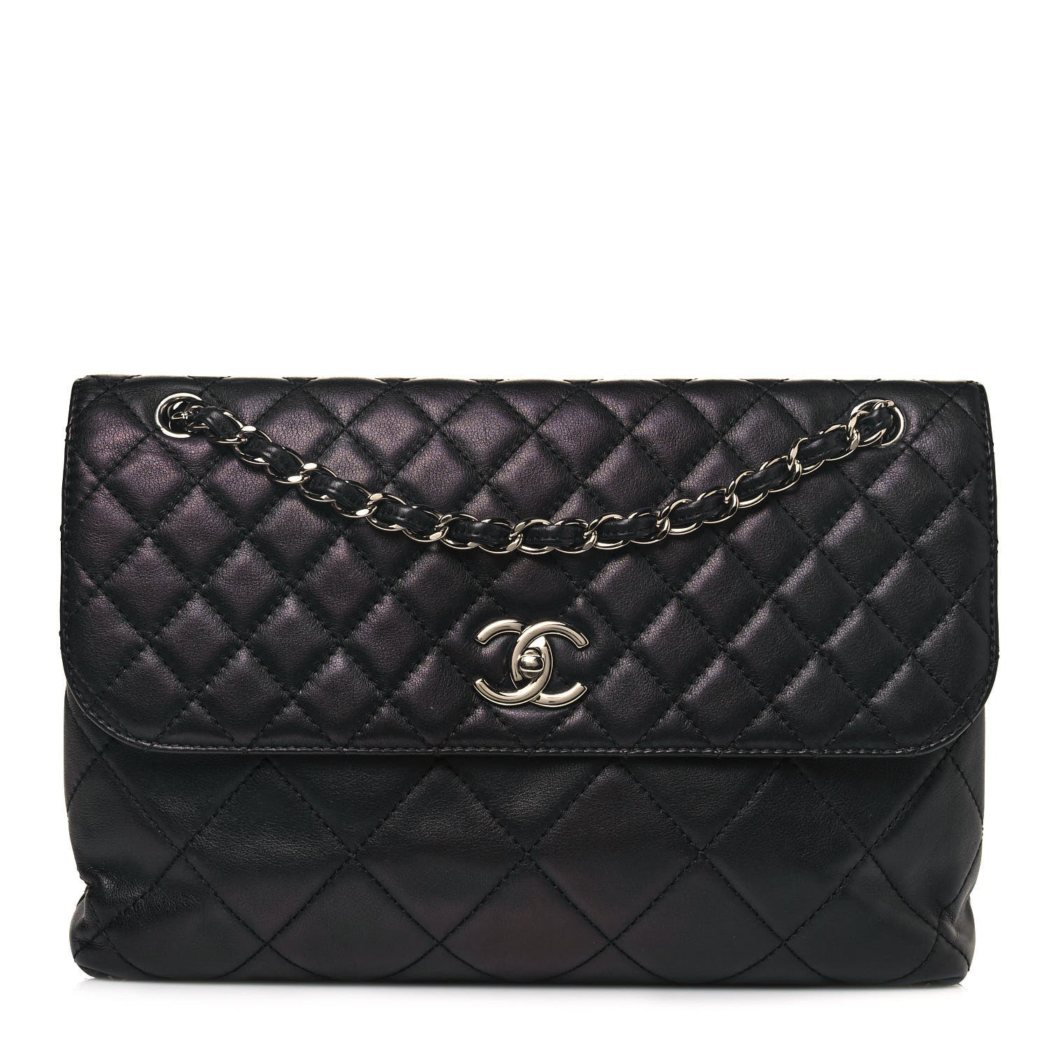 Chanel Calfskin Quilted In The Business Flap Bag Black 1 of 18
