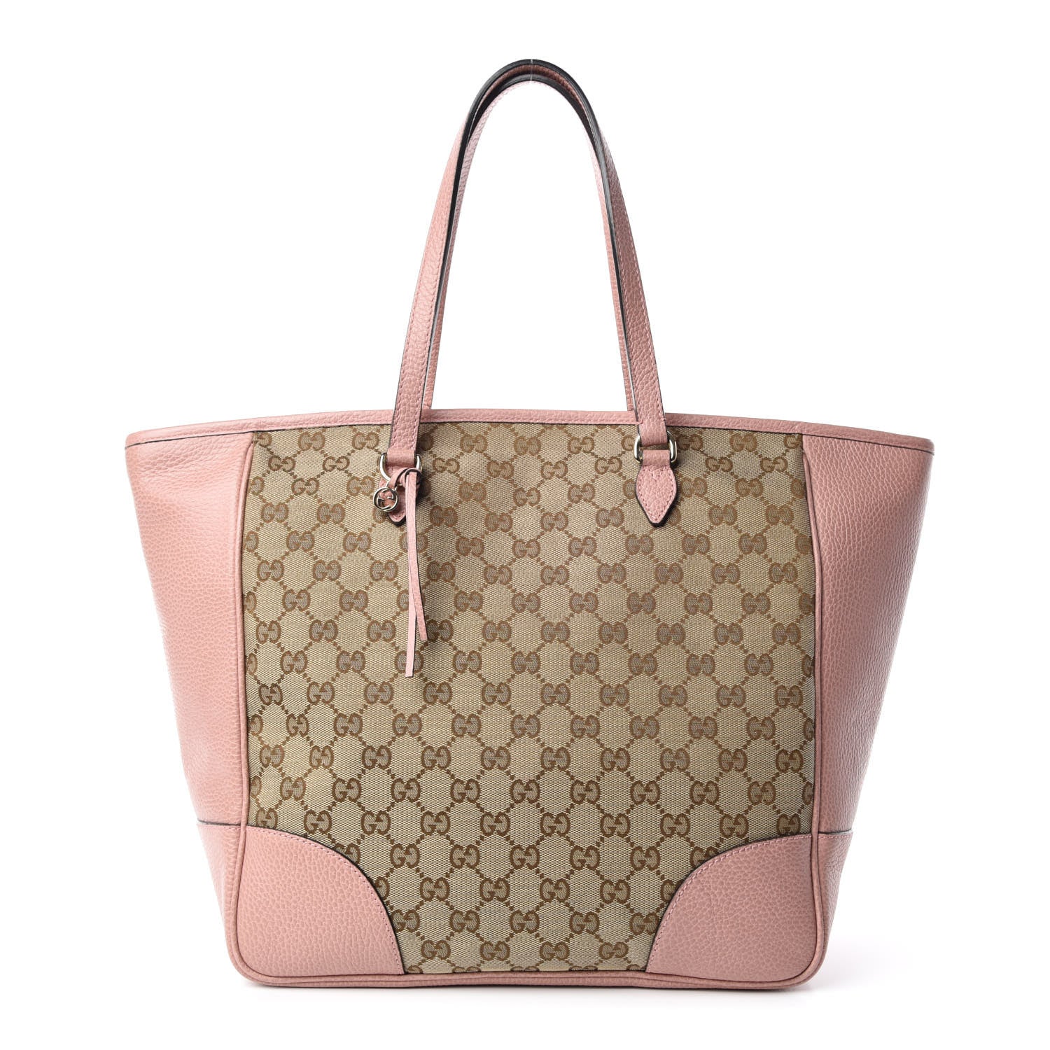 Gucci Monogram Bree Zippered Tote Beige Soft Pink 1 of 16
