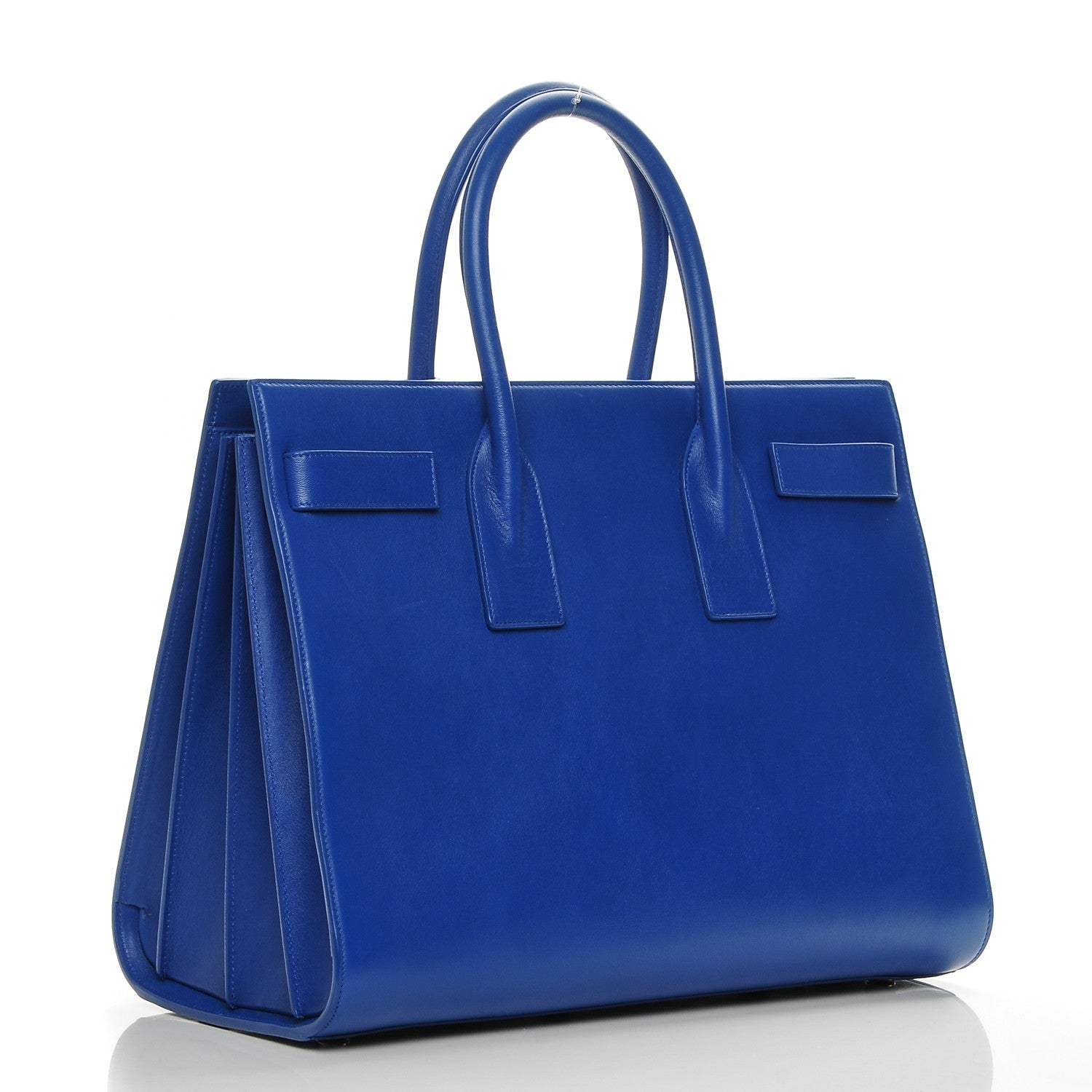 Saint Laurent Calfskin Large Sac De Jour Carryall Royal Blue 3 of 7