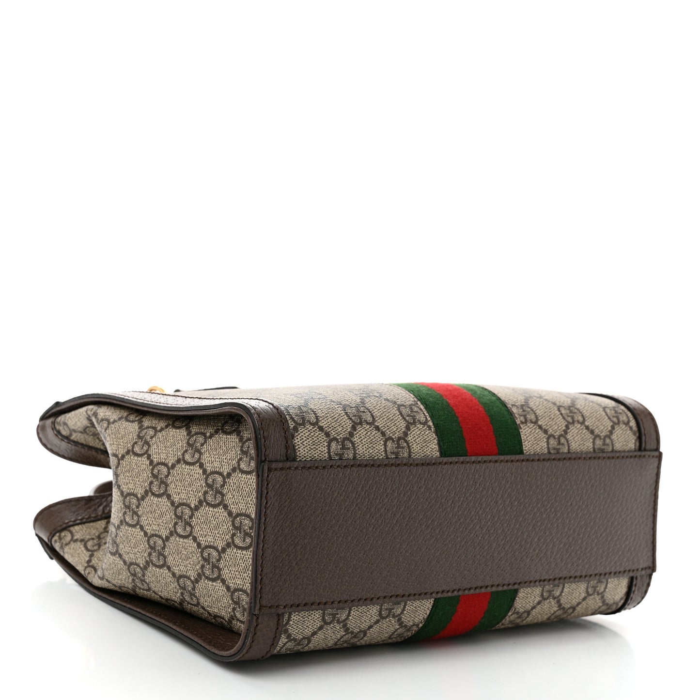 GG Supreme Monogram Small Ophidia Tote Bag Brown