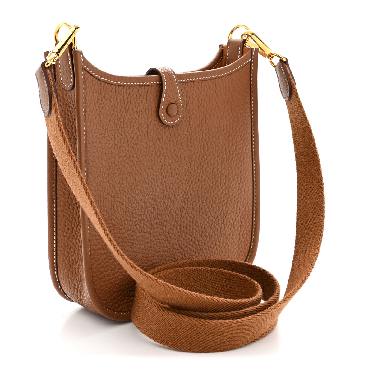 Hermes Taurillon Clemence Evelyne TPM Gold 3 of 11