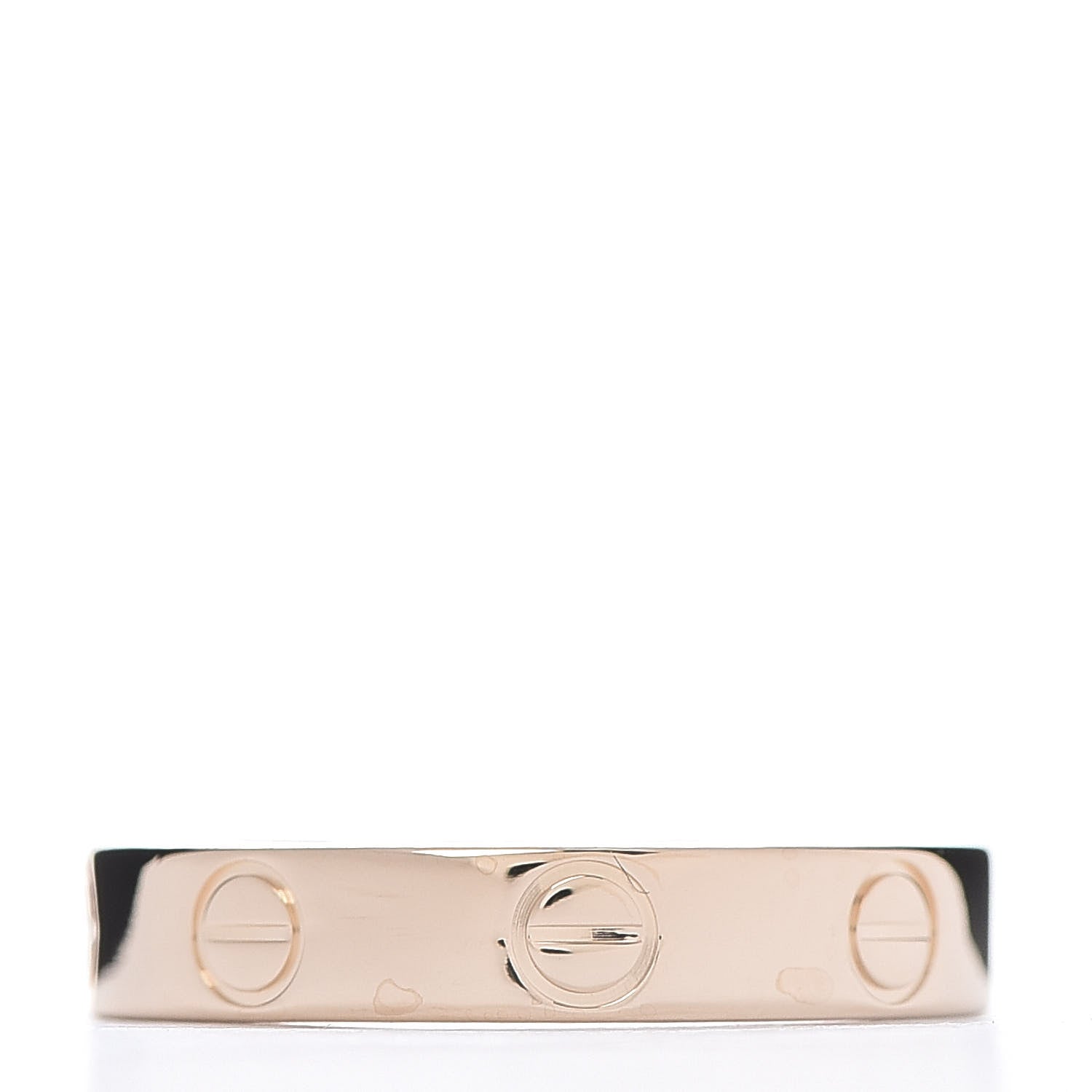 Cartier 18K Pink Gold 3.5mm LOVE Wedding Band Ring 50 5.5 3 of 4