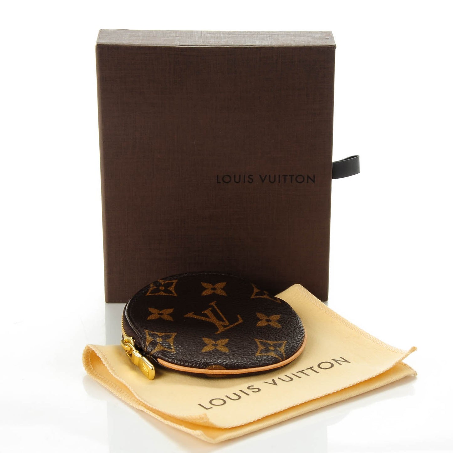 Monogram Round Coin Purse