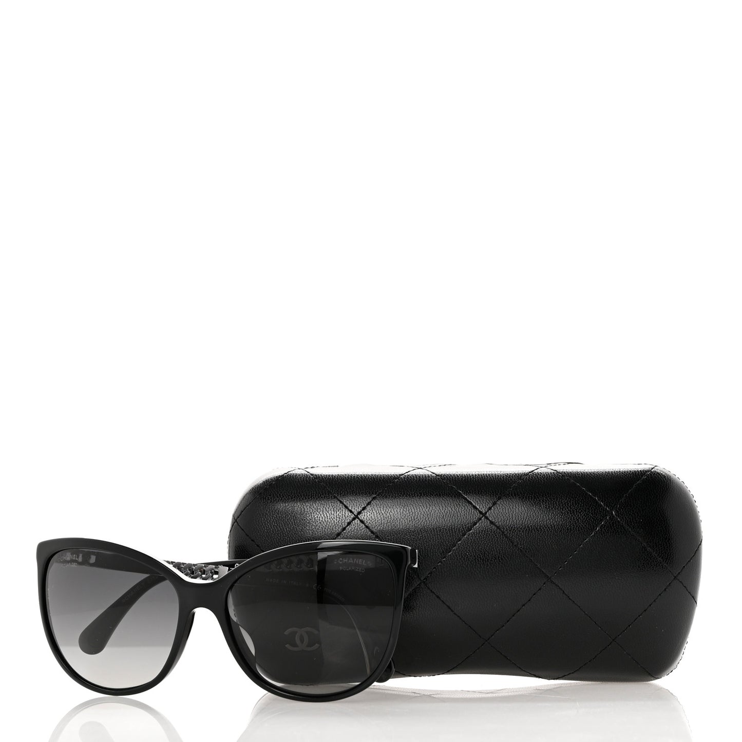 Chain Polarized Sunglasses 5352-A Black