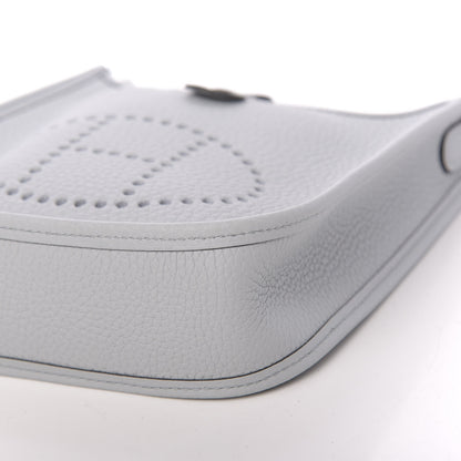 Hermes Taurillon Clemence Amazone Evelyne TPM Bleu Pale Indigo 9 of 11