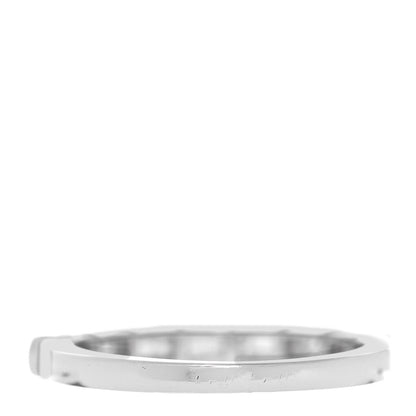 Tiffany Platinum Diamond Baguette Band Ring 48 4.5 3 of 5